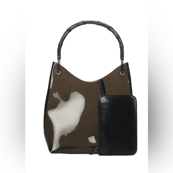 Gucci Bamboo Vinyl Bag - Picture 3 of 7